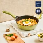 GIORNO FELICE Fresh-Up Ceramic Prime Shield 3X Coating Wok 24cm Induction Compatible Non-Stick Lightweight 